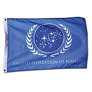 Star Trek United Federation Of Planets Blue Flag